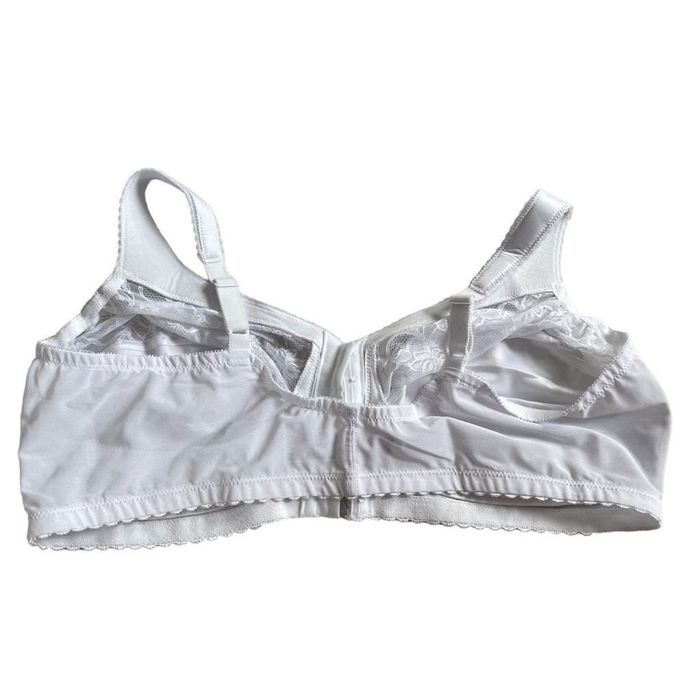 Glamorise magic lift front-Closure wirefree full coverage bra white 48DD US - Picture 6 of 8